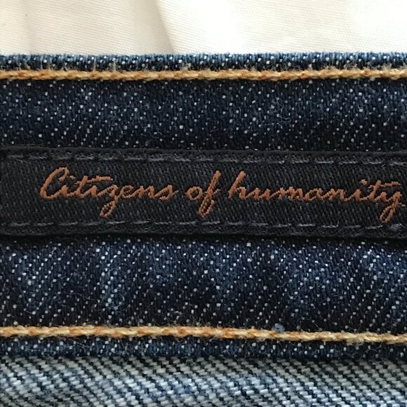 Citizens of Humanity Kelly# 063 Stretch Low Waist Cropped Jeans Women 26 Blue - Picture 3 of 14
